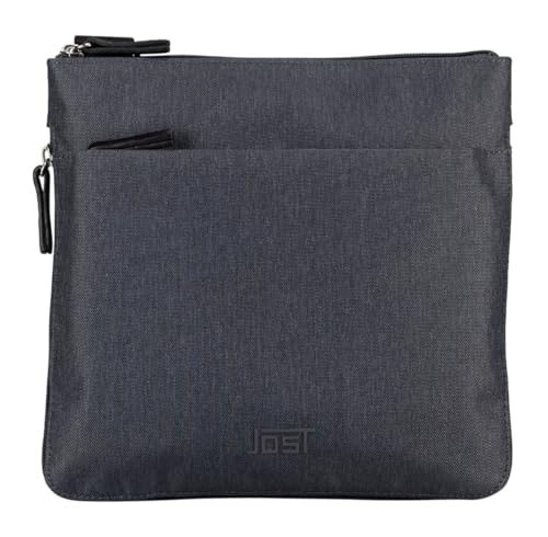 Sac à épaule bandoulière JOST Bergen gris foncé, sacoche ville et voyage unisexe