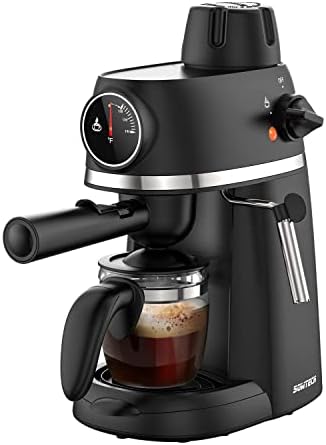 SOWTECH Espresso Machine, Cappuccino Machine with Steam Milk Frother, 3.5 Bar Latte Coffee Maker with Carafe
