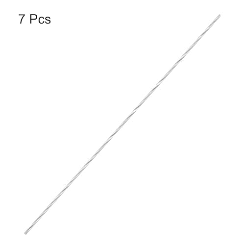 Miniatura 107 de uxcell Varilla redonda sólida de acero inoxidable 304 de 0.197 in x 5.906 in para manualidades de bricolaje - 10 piezas