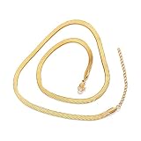 Gold Body Chains for Women Sexy Gold Waist Chain,Gold Herringbone Necklace for Women 18k Gold Plated