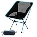 KUANDARGG Chaise De Pique-Nique Légère, Chaise De Camping Pliable, Respirante Confortable, Chaise Pliante Parfaite pour L'extérieur, Le Camping, La Randonnée, Lake Blue