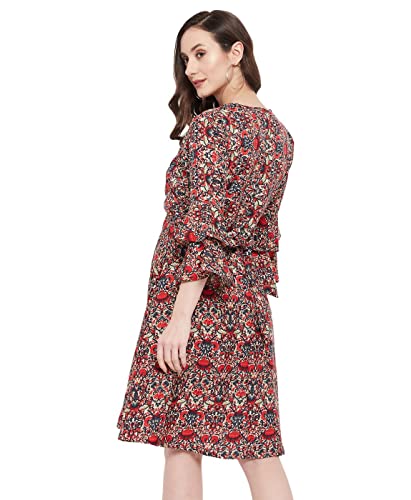 Image of Uptownie Lite Women's Crepe Skater Knee Length Dress