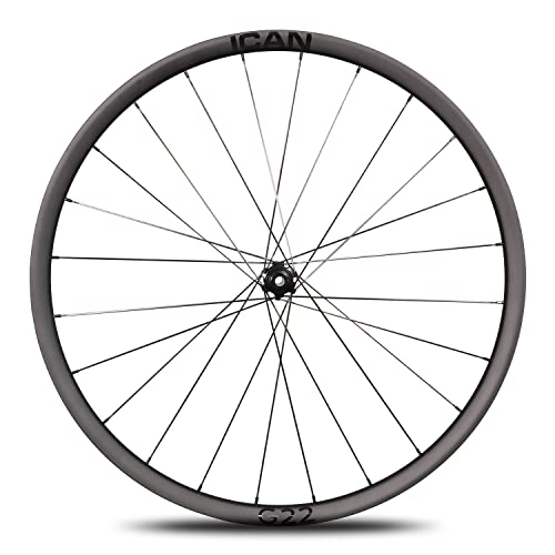 Ican G22 1196G Hookless 29Er/700C Carbon Gravel Bike Wheelset Disc Brake 22Mm Inner Width D21 Hub Center Lock Sapim Cx-Ray Spokes 12×100/12×142Mm (Shiman0 Freehub) #TOP3
