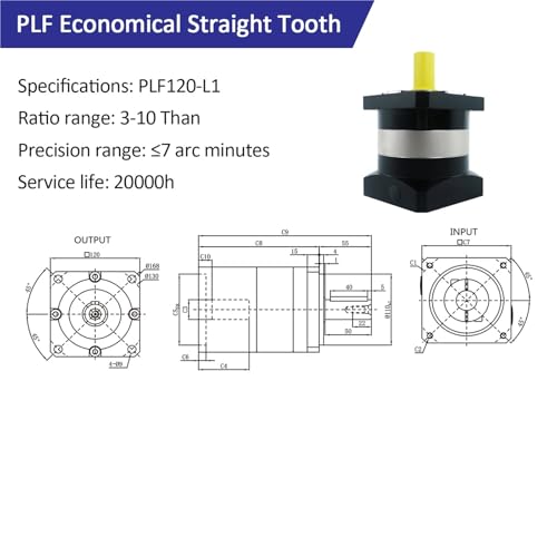 Réducteur planétaire haute précision PLF120 pour axe CNC - 4