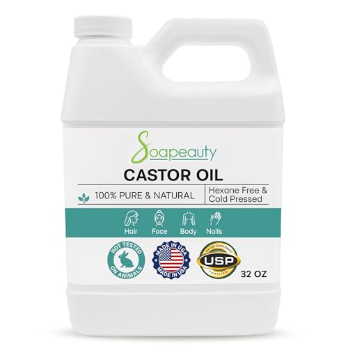 Soapeauty Cold Pressed Castor Oil | 100% Pure Natural USP