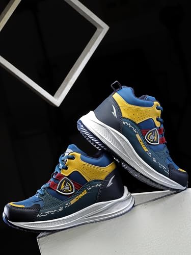 Image of ASIAN Kids ADVENTURE-01 Stylish Casual High Top Sneaker and Trendy Shoes with Laces for Boys
