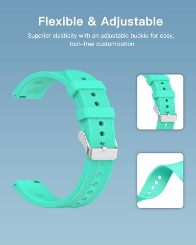 Correas de silicona para Garmin Venu 4 Smartwatch 41mm miniatura 4