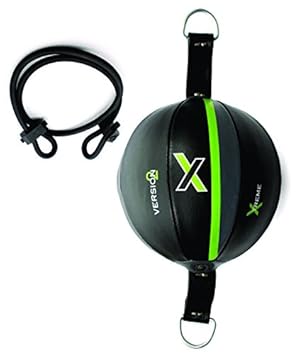 Xpeed (XP 307) Double End Boxing Speed Ball Punching Bag Speed Training (Floor to Ceiling) Ball Rope (Black Green)