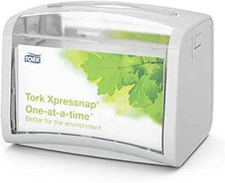 Tork Xpressnap Tabletop Napkin Dispenser Suitable For N4 Interfold Napkin Refills - Signature Design, Light Grey
