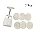 Produktbild Bestonzon rond Homemade Lune Moule à Cake Sugarcraft décoration avec 6 timbres Idéal Maison de cuisine cuisson des outils de cuisson
