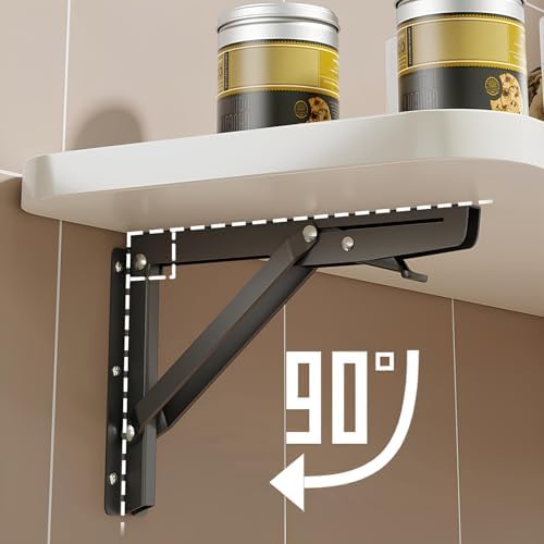 Space Saving Wall Mounted Folding Table Multifunctional Foldable Dining Table for Kitchen & Home Office Compact 40x30cm Desk for JNHWll Spaces