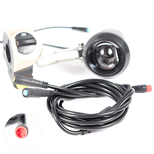 Ebikeling - Electric Bicycle Headlight Waterproof Front Headlight With Horn For Electric Bicycle E-Bikes Lights , Bicycle Accessories, No Tool Required #TOP3