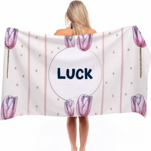 Serviette de plage microfibre séchage rapide drap de bain léger piscine