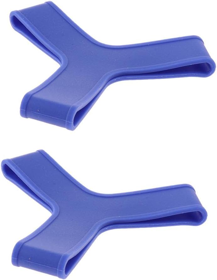 Diving Fin Keepers - Silicone Gripper Band Straps for Snorkeling, Swimming, Scuba Diving - Fin Slipping - Comfortable & Elastic - 2 Pieces Included - Blue, M
