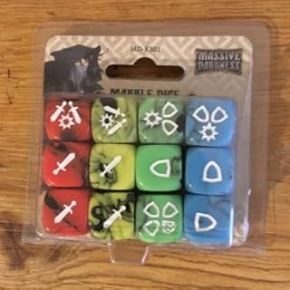 Massive Darkness - Marble Dice Set - Kickstarter Exclusive