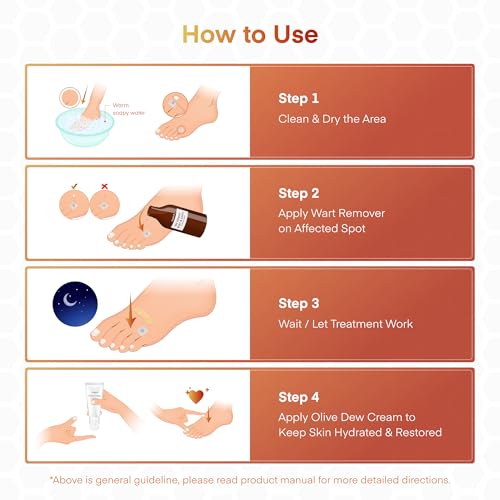 SupreH Bee Venom Wart Remover Kit: Maximum Strength Bee Venom Wart Solution with Botanical Skin Restore Cream - for Plantar and Common Wart 30 - Thumbnail 5