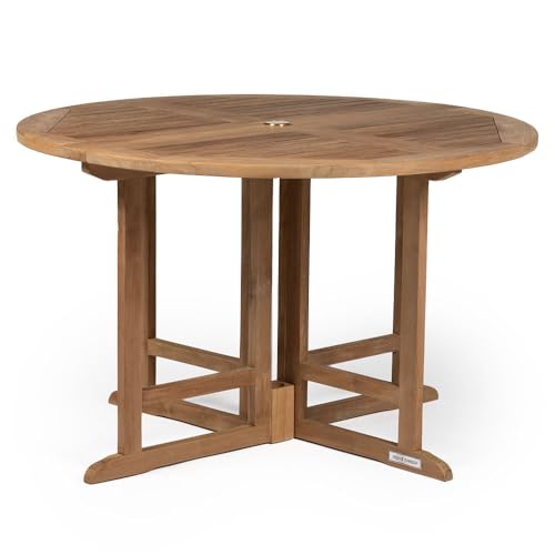 TITAN GREAT OUTDOORS Round Teak Table