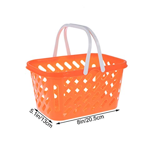 Cesta organizadora multiusos de plástico para lavandería y juguetes, pack de 3 7