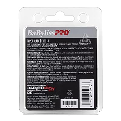 BaBylissPRO Replacement Taper Clipper Blades for FX870, FX825, FX673 Clippers and most 2-hole blade systems