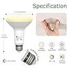 evelor 12 Pack BR30 Flood LED Light Bulbs 65W Equivalent, 7W Energy Efficient, Dimmable 800LM Bulbs 2700K Warm White, E26 Base for Recessed Cans, Indoor Home Kitchen Bedroom, 15,000 Hours, ETL