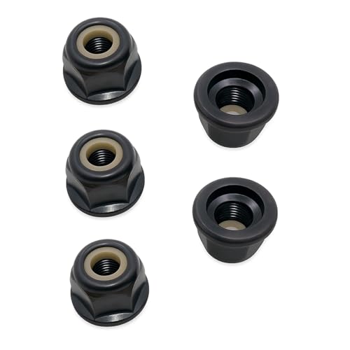 Hippotech 5er Packung 10 mm x 1,0 Linksgewinde Bürstenblatt-Schraubenmutter für Stihl FS44 FS55 FS80 KM FS75 FS83 FS85 FS90 FS100 FS120 FS130 200 FS250 4126 642 7600