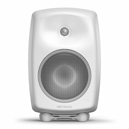 genelec white speakers