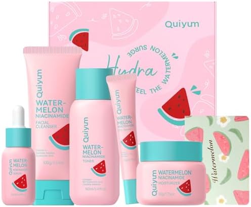 Set de Cuidado de la Piel con Niacinamida y Sandía, Set Regalo pa...