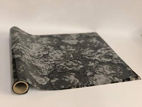 Artistic Painting Studio Metallic Foil - Dominic Flowers - Umber - Decorative Transfer Roll 12" x 15'