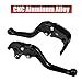 X AUTOHAUX 1 Pair Motorcycle Brake Clutch Levers Adjustable Folding CNC for Honda CBR1000RR CBR 1000RR FIREBLADE SC57 2004-2007 for CB1000R 2008-2016 Black