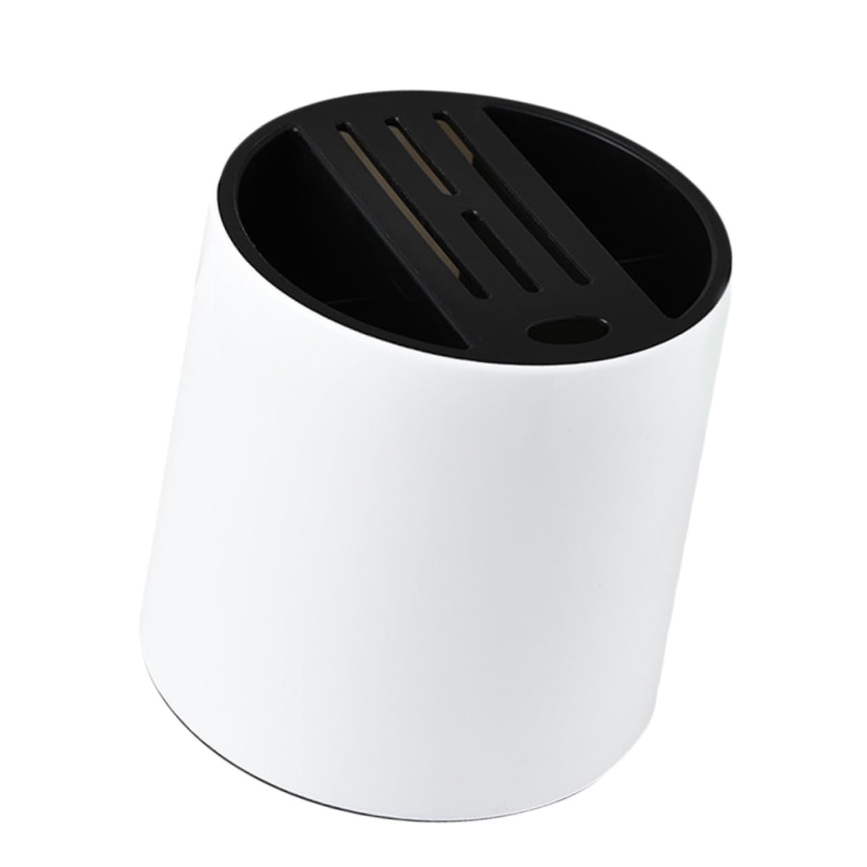 Mobestech 1 PC Rotatable Plastic Cutlery Storage Stand Kitchen Utensil Organizer for Tidy Countertops Detachable Washable Design for Home Kitchens