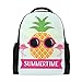 Produktbild Rucksack Bookbag Daypack Flamingo Pineapple Summertime Waterproof für mittlere Reise Mädchen Jungen