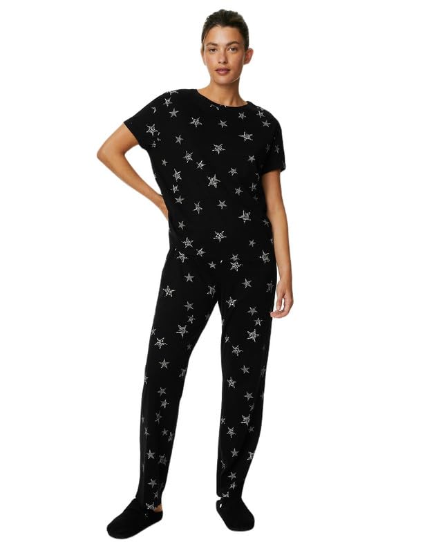 Marks & Spencer Women Cotton Pajamas Set