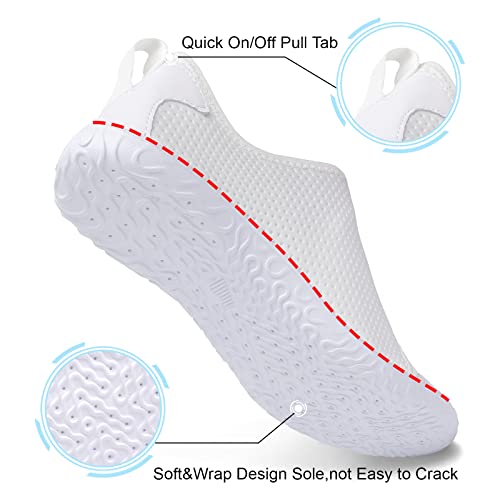 Image of Spesoul Womens and Mens Water Shoes Breathable Quick Dry Soft Barefoot Aqua Socks for Hiking Swim Beach Surf Yoga Sport