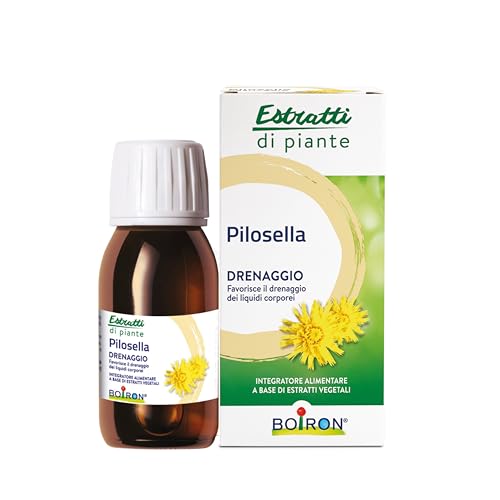 Estratti di Piante Pilosella - Integratore Alimentare, Ingredienti 100% di Origine Naturale, Favorisce il Drenaggio dei Liquidi Corporei, Estratto Idroalcolico - Flacone da 60 ml (1x60 ml)