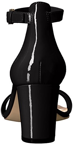 Nine West Women's Pruce Heeled Sandal, Black Patent, 9 #TOP2