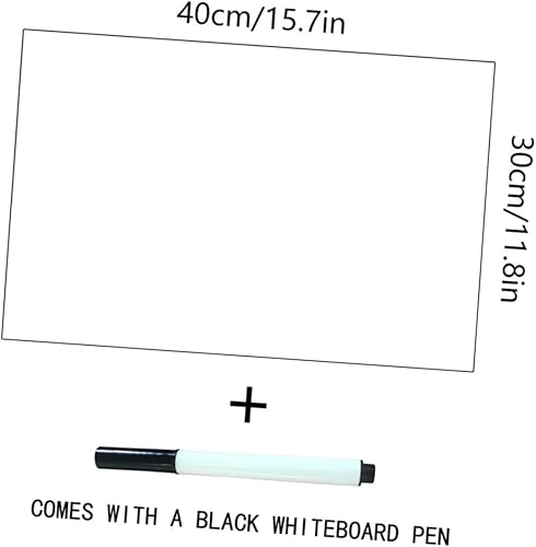 Miniatura 4 de Tofficu Pizarra blanca de escritorio para nevera, Pizarrones para niños, papel tapiz para oficina, pizarra blanca, graffiti, PVC, 3 uds