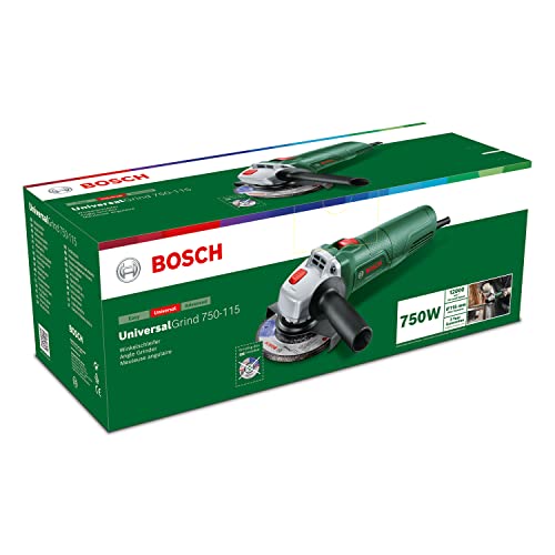 Bosch kompakter Winkelschleifer UniversalGrind 750-125 (750 W; 750 W; zum Schleifen, Trennen und Bürsten; im Karton) – Bild 8
