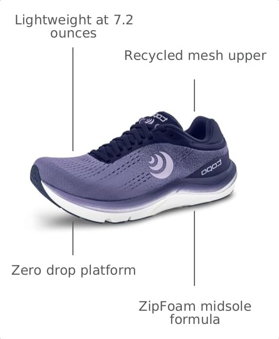 Image of Topo Athletic Women's Magnifly 5 Comfortable Lightweight Cushioned Durable 0MM Drop Road Running Shoes, Athletic Shoes for Road Running
