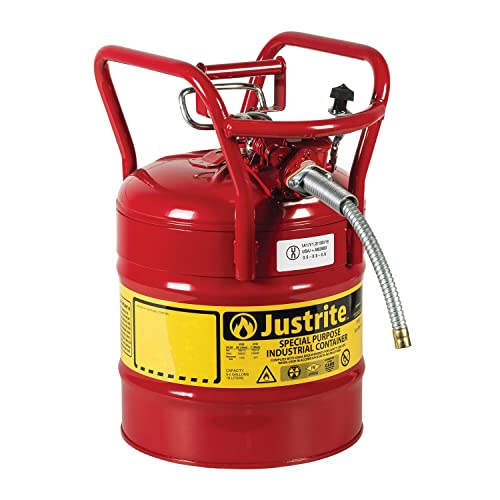 Image of Justrite AccuFlow 7325130 Type II Galvanized Steel Transport and Dispensing