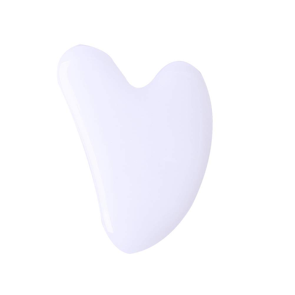 Gua Sha,Jade Gua Sha Facial Tool Guasha Tool for Face Body Jade Stone Scraping Massage Tool for SPA Acupuncture Therapy Trigger Point Treatment (Pink) : Health & Household