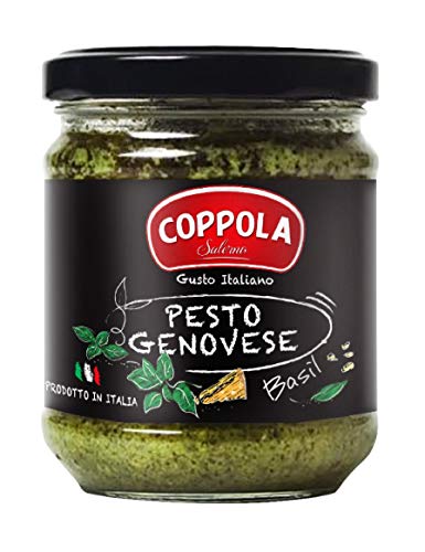 Coppola Pesto Genovese, Pesto con Albahaca 180g (Caja de 6)