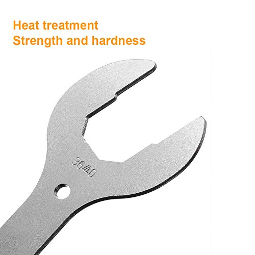 Bike Headset Wrench Bicycle Front Fork Wrench Tool 30/32/36/40mm Steel Wrench Spanner for MTB Mountain Bike Road Bike