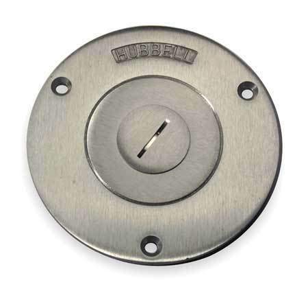 Floor Box Cover,Round,1/4 in - HUBBELL WIRING DEVICE-KELLEMS SA2525