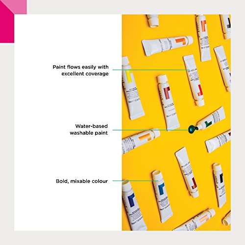 Image of Reeves Gouache Paint-10ml, Set of 18