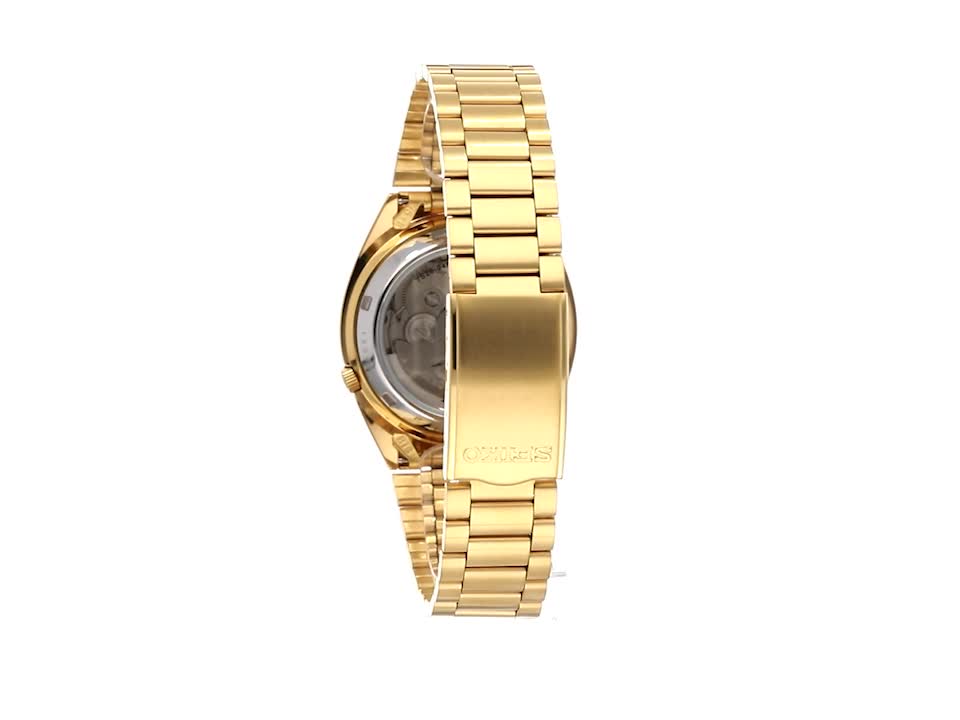 Amazon.com: Seiko Men's SNXL72 Seiko 5 Automatic Gold-Tone