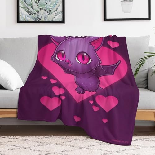 Manta de franela de murciélago suave de 140 x 180 cm ideal para regalar 3