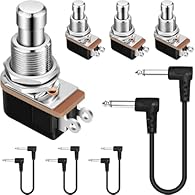 Rated current: 4A 125VAC, 2A 250VAC. Action type: momentary. Contact type: SPST; Number of terminals: 2 pin OFF-(ON). Mounting hole size is 12mm/0.47in Tact switch (no click when pressed), silent operation, easy to press and durable. Small design doe...