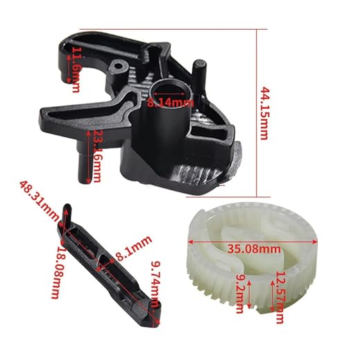 Actuador cerradura puerta Serie 3 E90 E91 E92 E93, kit de engranajes de motor completo 2