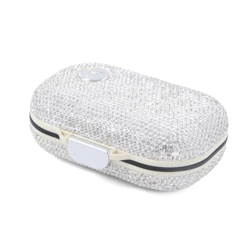 Sparkly Diamond �f�C���[�s���I�[�K�i�C�U�[ 7�̃R���p�[�g�����g �|�[�^�u�� �h�� ���^ �s���P�[�X �|�P�b�g�p�[�X �g���x�� �s���{�b�N�X �|�[�^�u�� �� �r�^�~�� �� �� �z���_�[ �e�� (�� �����`)