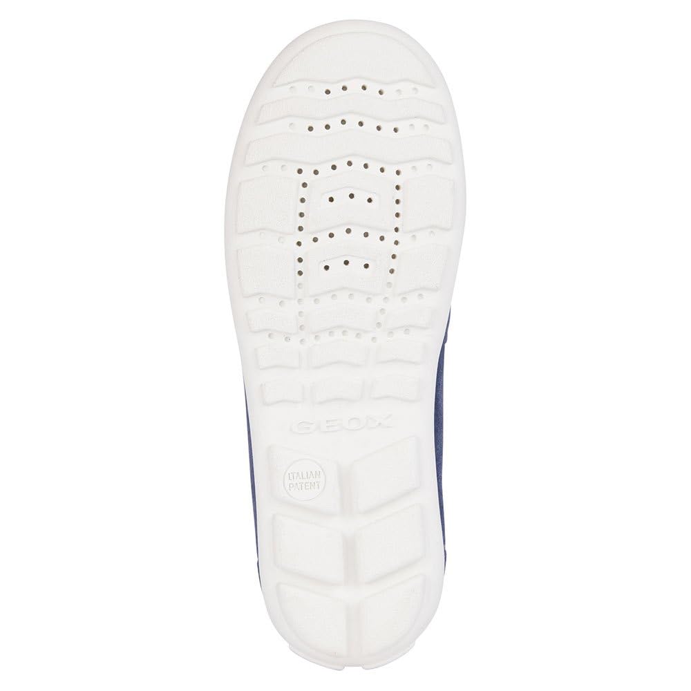 Geox J New Fast Boy A, Mocassini, Navy White, 34 EU
